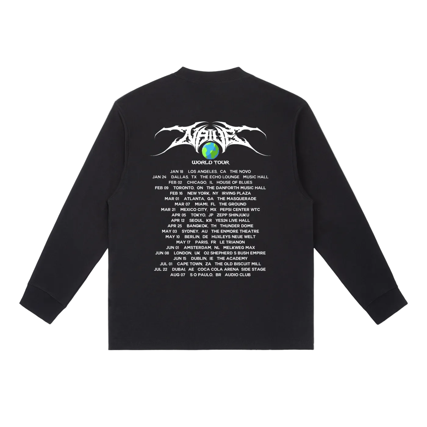 Naive by Choice World Tour Long Sleeve Shirt