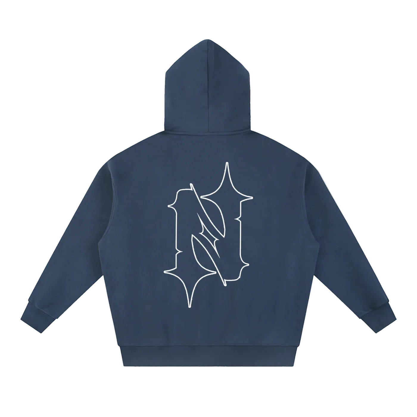 Naive Zip-Up Boxy Hoodie