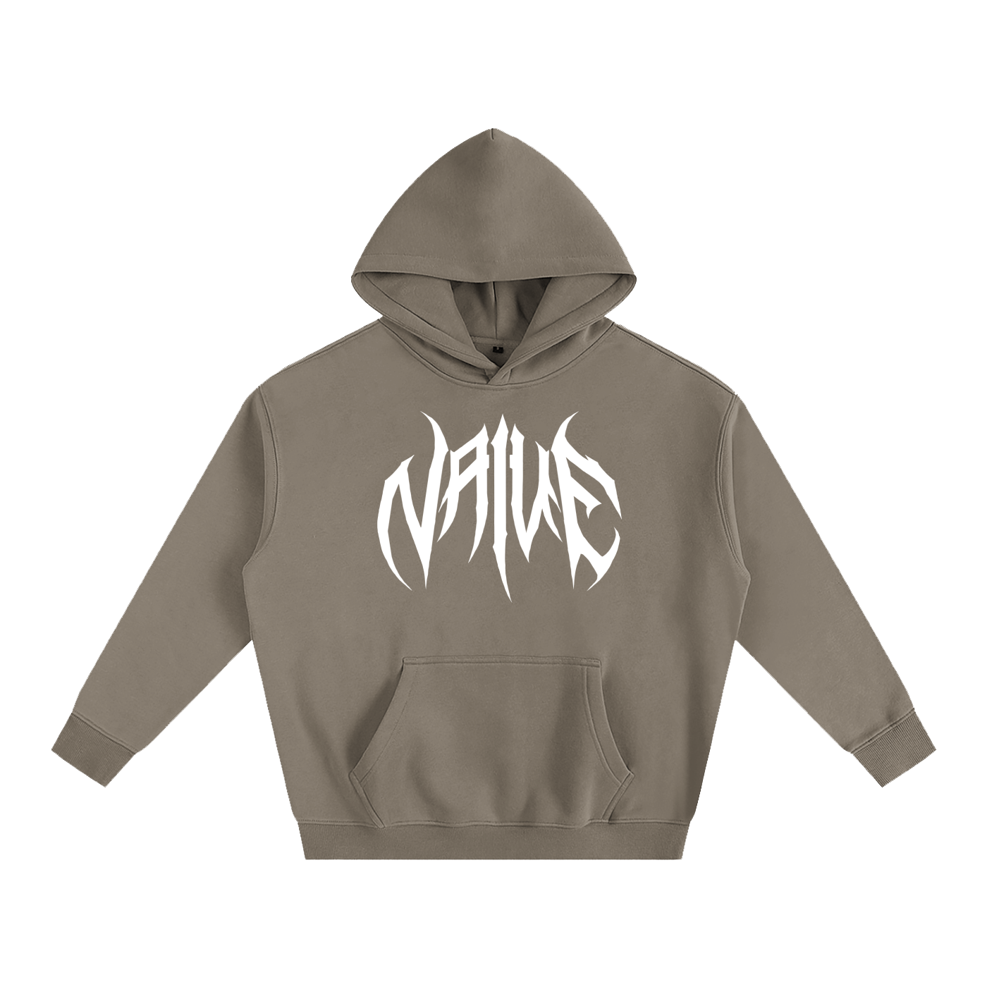 Naive Oversize Fleeced Hoodie