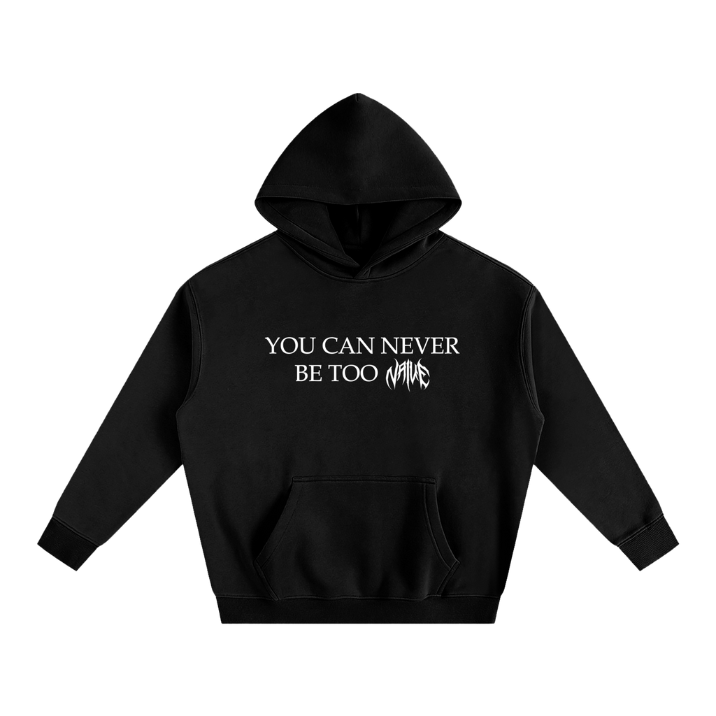 "You Can Never Be Too Naive" Oversized Fleeced Hoodie