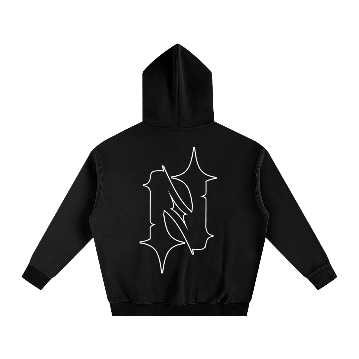 "You Can Never Be Too Naive" Oversized Fleeced Hoodie
