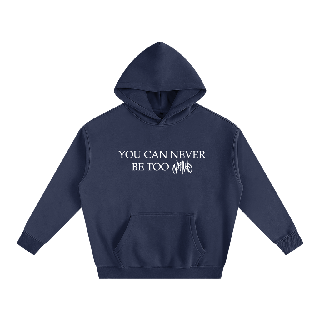 "You Can Never Be Too Naive" Oversized Fleeced Hoodie