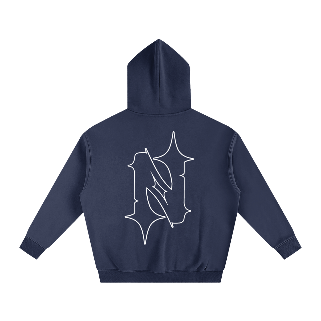 "You Can Never Be Too Naive" Oversized Fleeced Hoodie