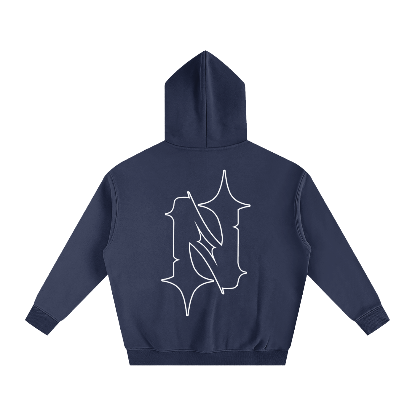 "You Can Never Be Too Naive" Oversized Fleeced Hoodie
