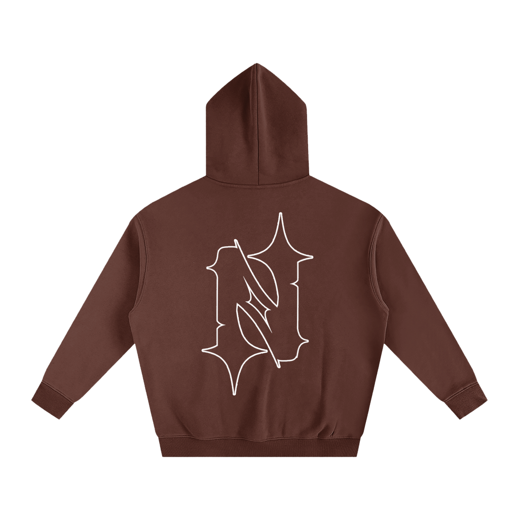 "You Can Never Be Too Naive" Oversized Fleeced Hoodie