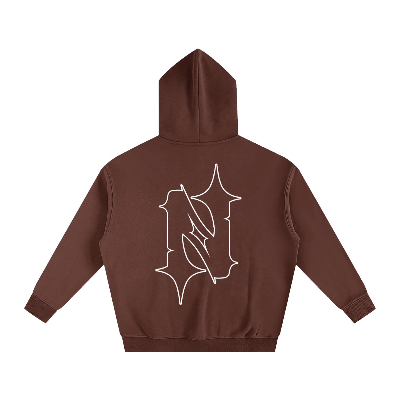 "You Can Never Be Too Naive" Oversized Fleeced Hoodie