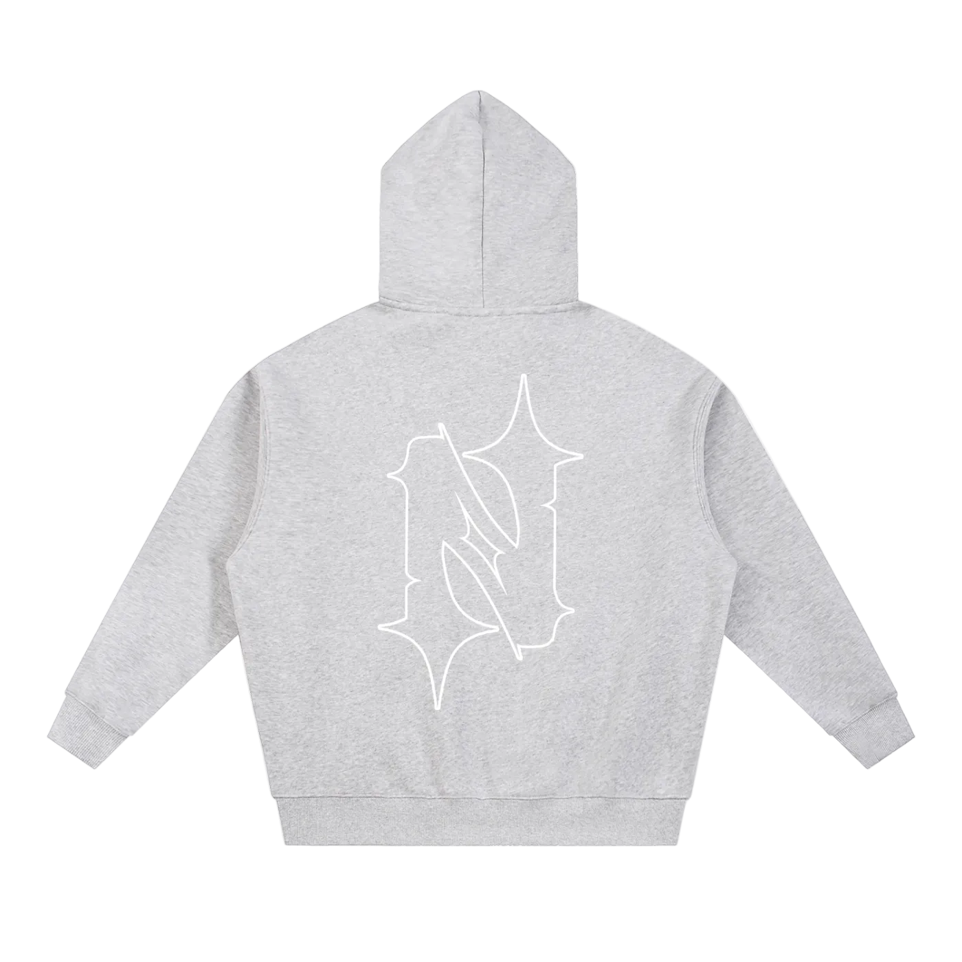 Naive Zip-Up Boxy Hoodie